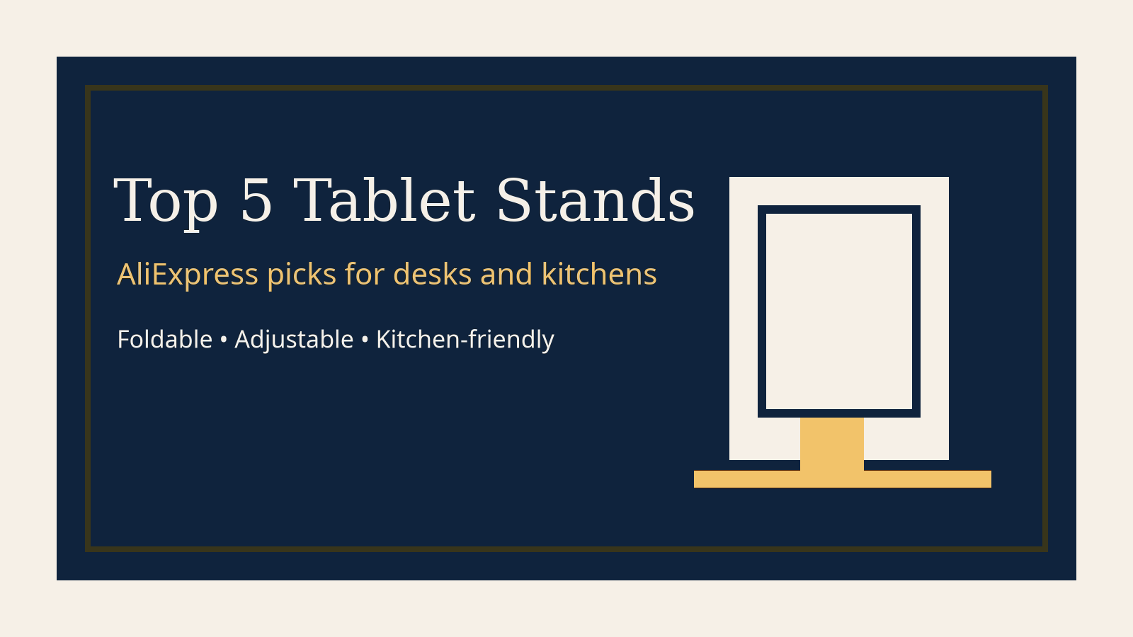 Top 5 Tablet Stands on AliExpress featured image