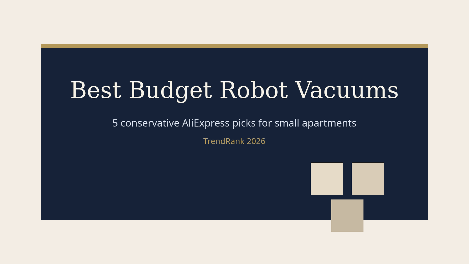 Best Budget Robot Vacuums on AliExpress editorial title card